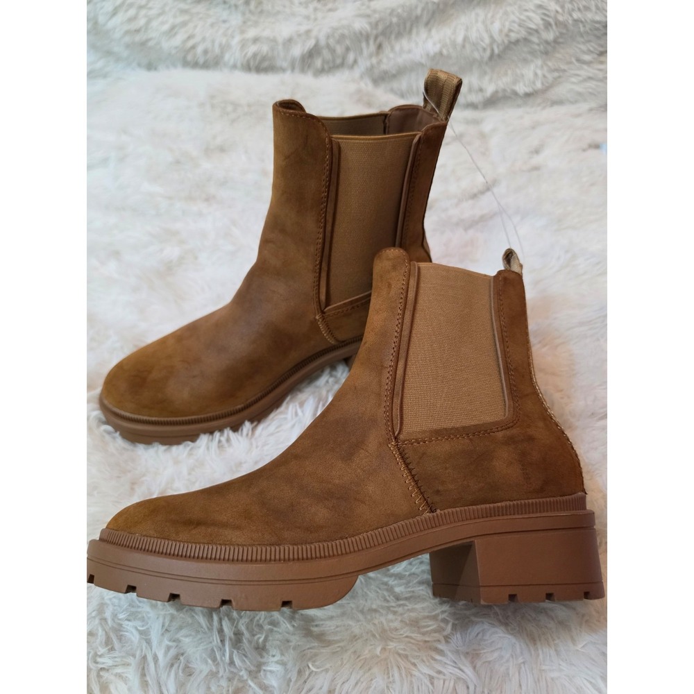 Rocket Dog Iggie Chelsea Boots Walnut Suede Brown Womens 9 C429/0524
